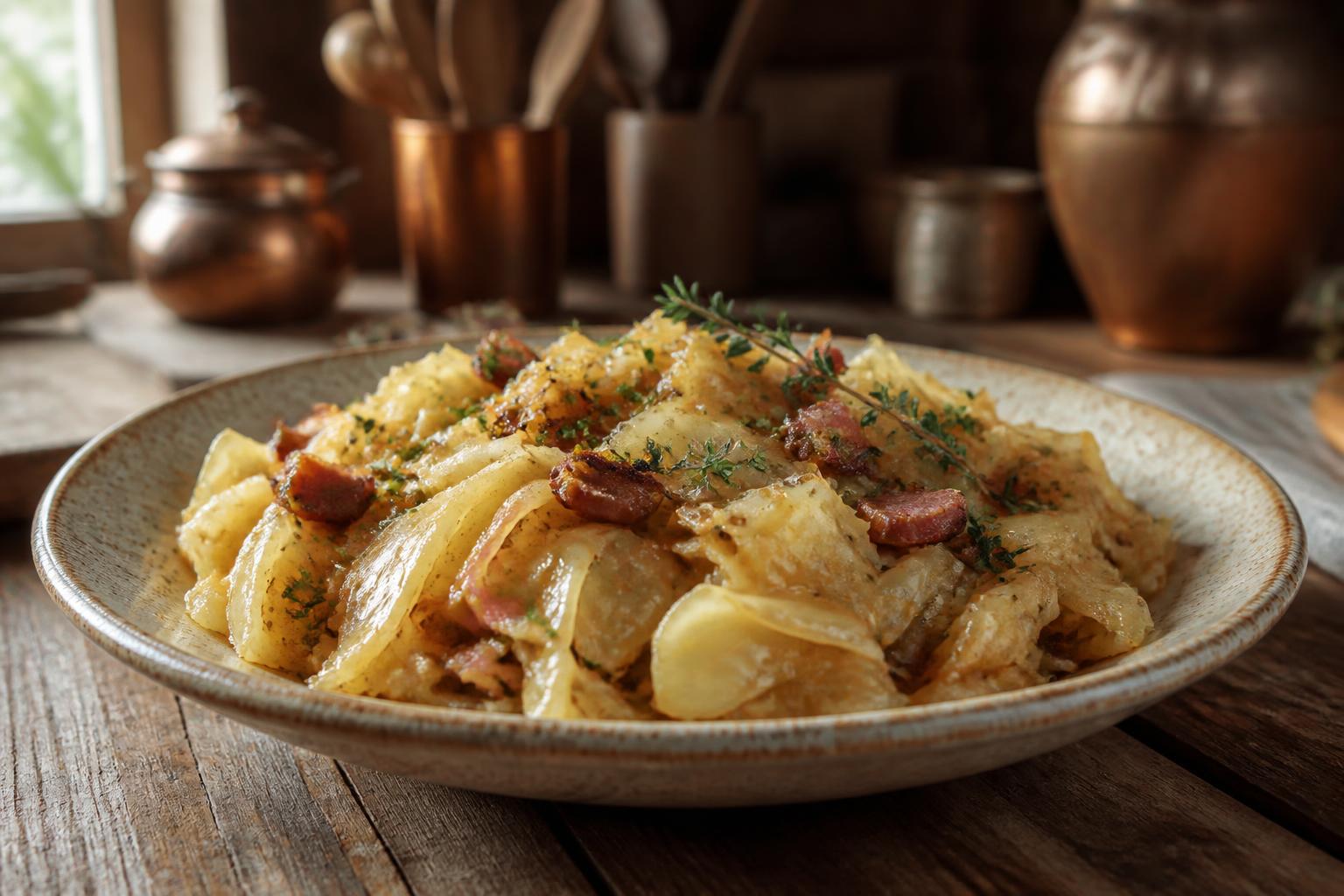 découvrez la recette traditionnelle du chou braisé à l'auvergnate, un plat savoureux et réconfortant aux saveurs authentiques de la région auvergne.