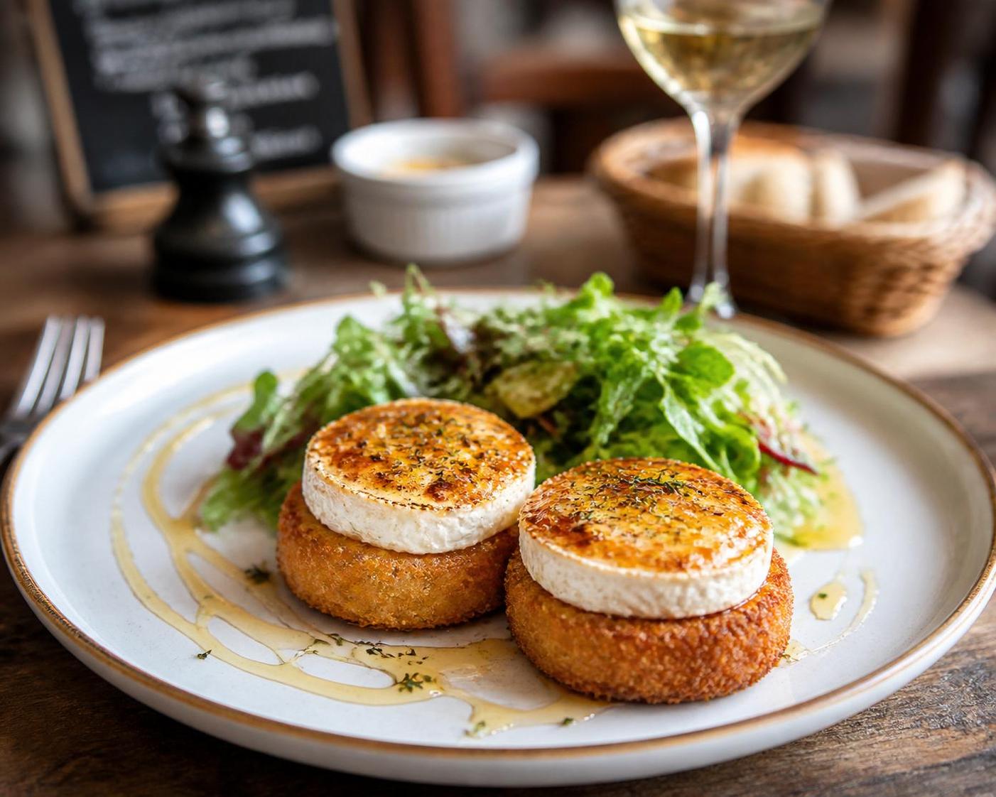 découvrez notre recette gourmande de croustillants de chèvre gratinés au miel, une délicieuse association sucrée-salée parfaite pour vos apéritifs et entrées.