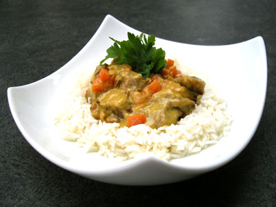 Curry d'agneau 