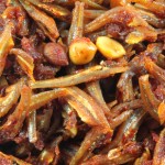 Spicy Asian Cuisine Anchovies Dish Which is Hot Spicy and Sour