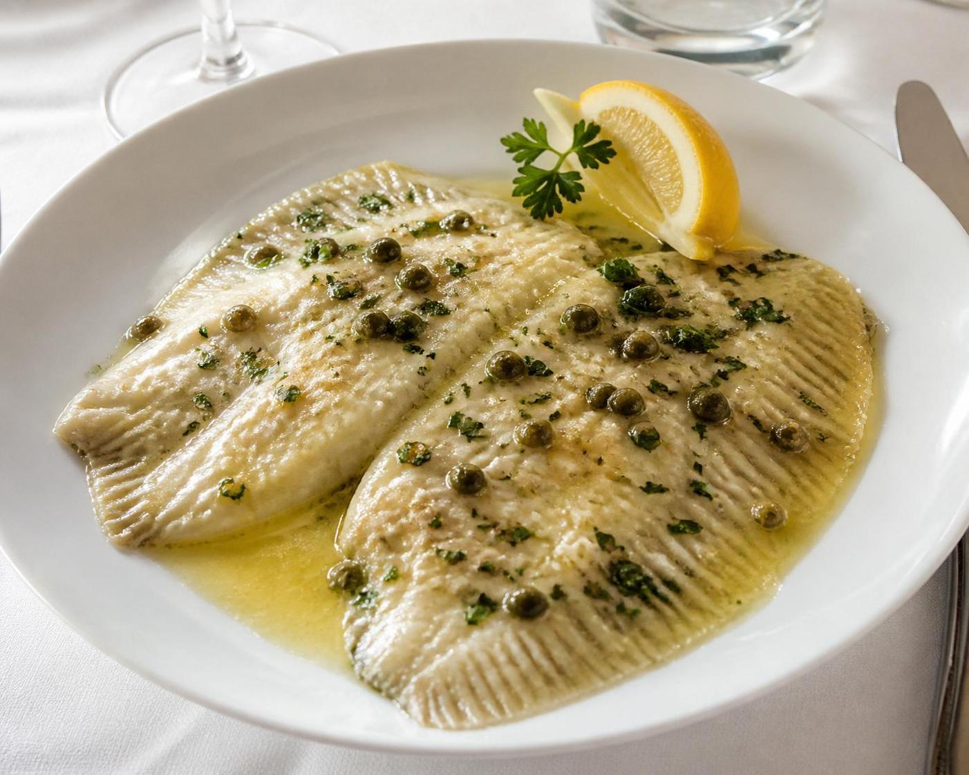 découvrez notre recette savoureuse d'aile de raie au beurre de câpres, un plat marin délicat et raffiné qui séduira vos papilles.