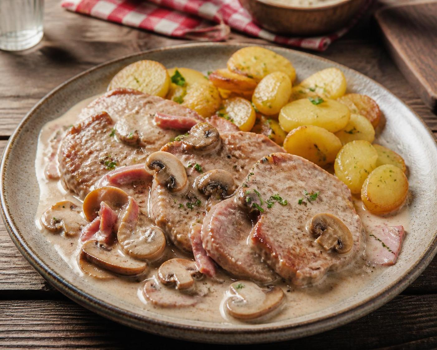découvrez nos délicieuses escalopes de veau de la vallée d'auge, réputées pour leur tendreté et leur saveur raffinée, parfaites pour vos recettes gourmandes.