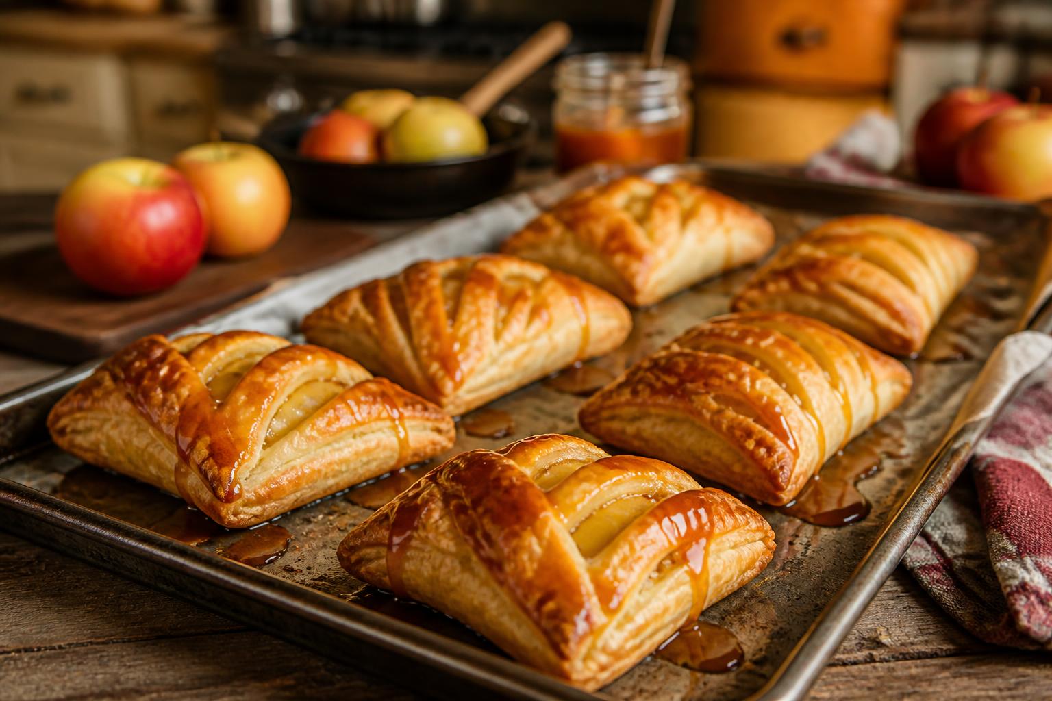 découvrez la recette facile et rapide des feuilletés aux pommes croustillants, un dessert gourmand parfait pour toutes les occasions.