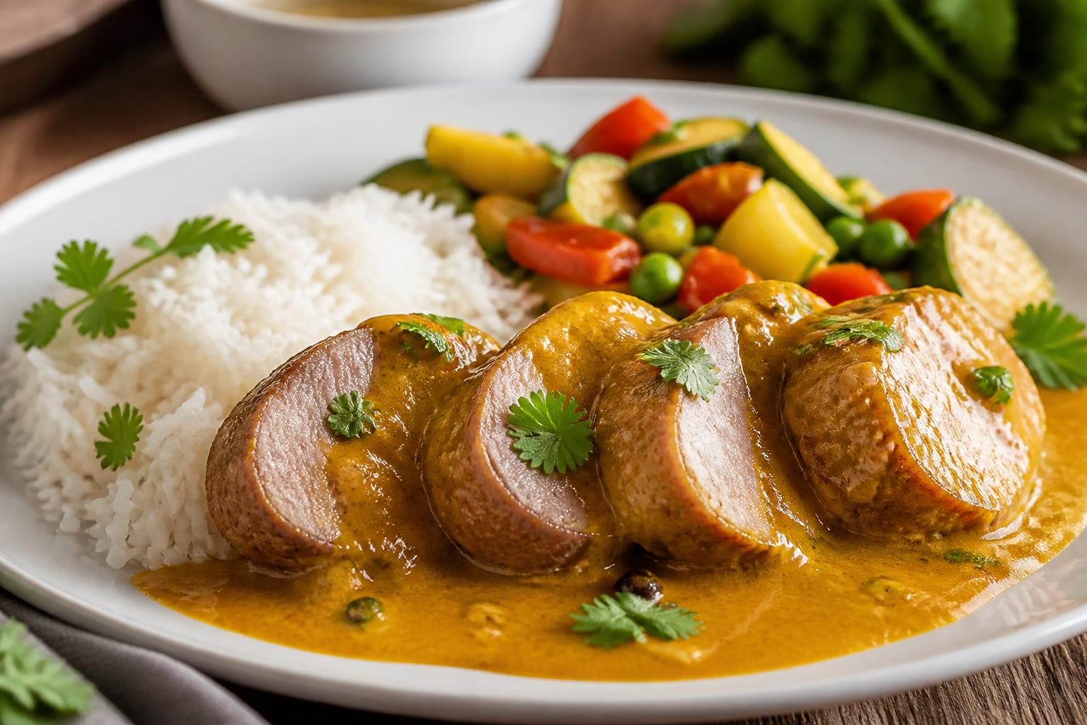 découvrez une recette savoureuse de filet mignon de porc au colombo, un plat épicé et tendre alliant les saveurs exotiques des antilles pour un repas gourmand et facile à préparer.