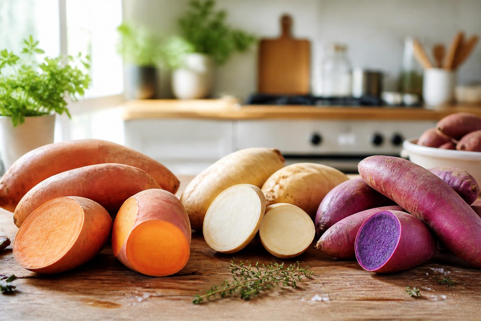 découvrez tout sur la patate douce : ses différentes variétés, méthodes de cuisson et idées de recettes savoureuses pour toutes les envies.