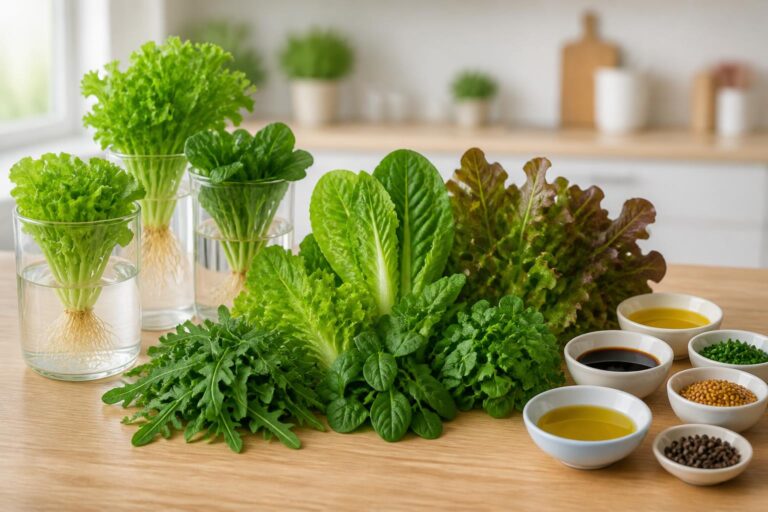 découvrez les différentes variétés de salade, des conseils pour bien les conserver et des idées d'assaisonnement pour sublimer vos plats.