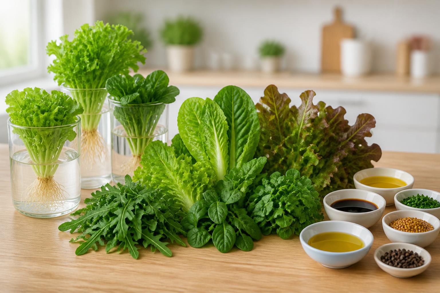 découvrez les différentes variétés de salade, des conseils pour bien les conserver et des idées d'assaisonnement pour sublimer vos plats.