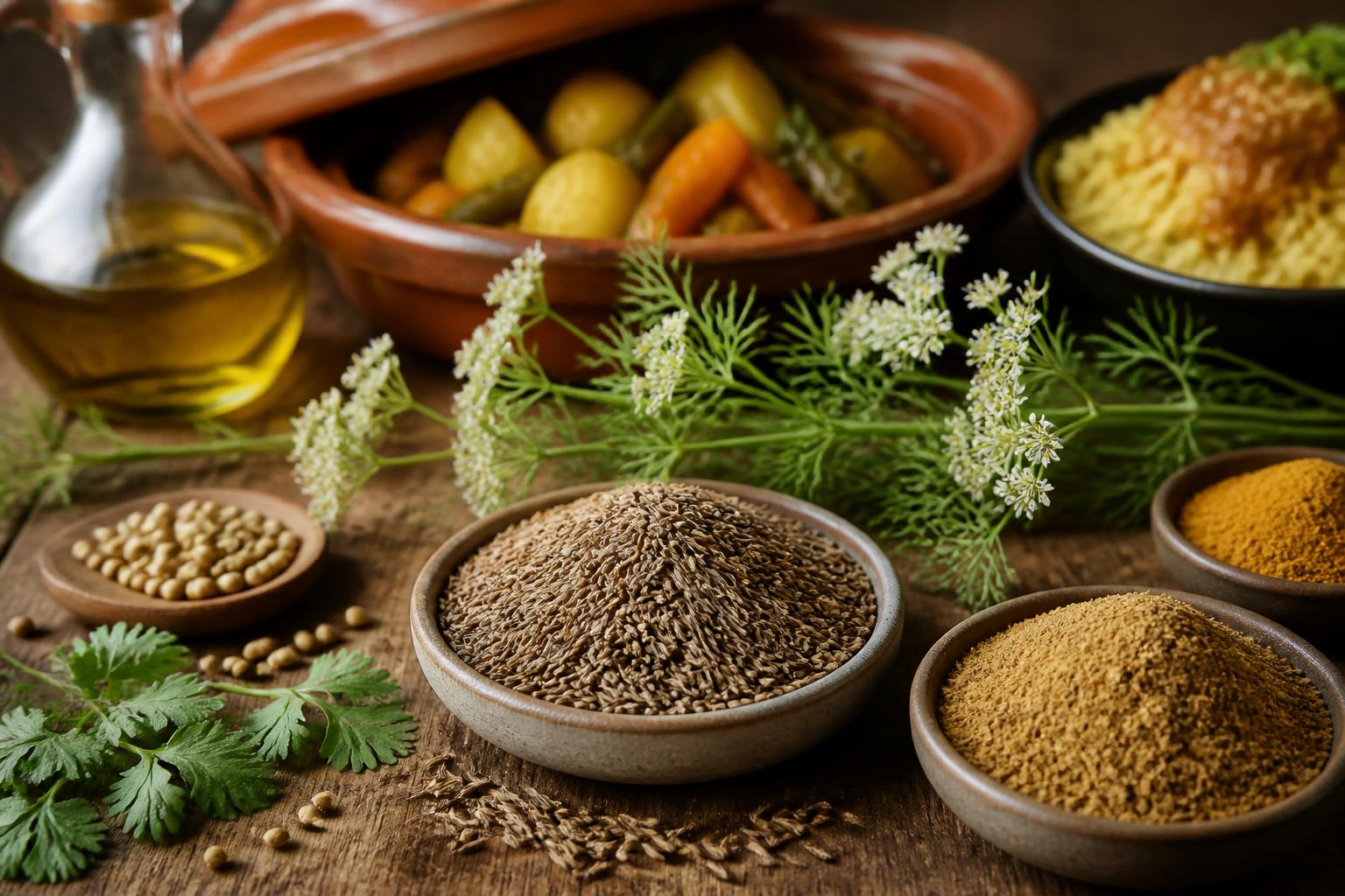 découvrez le cumin, une épice aux multiples vertus, et apprenez comment l'utiliser en cuisine pour sublimer vos plats avec saveur et bienfaits.
