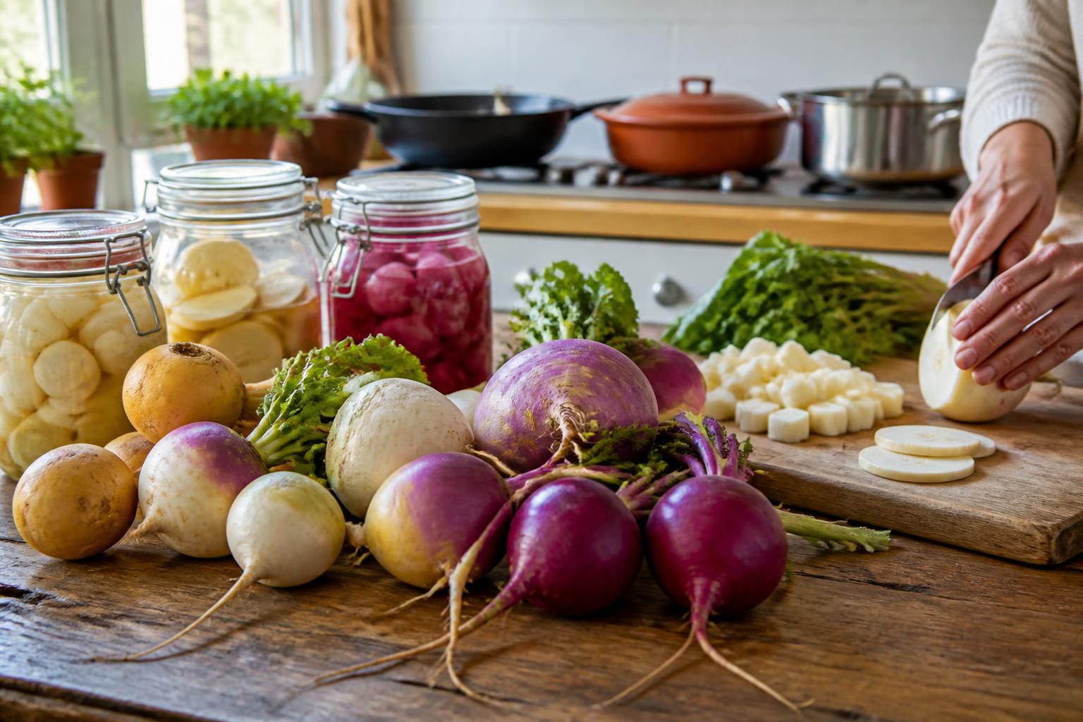 découvrez tout sur le navet : ses différentes variétés, conseils pour bien le conserver et méthodes de cuisson pour sublimer ce légume nutritif.