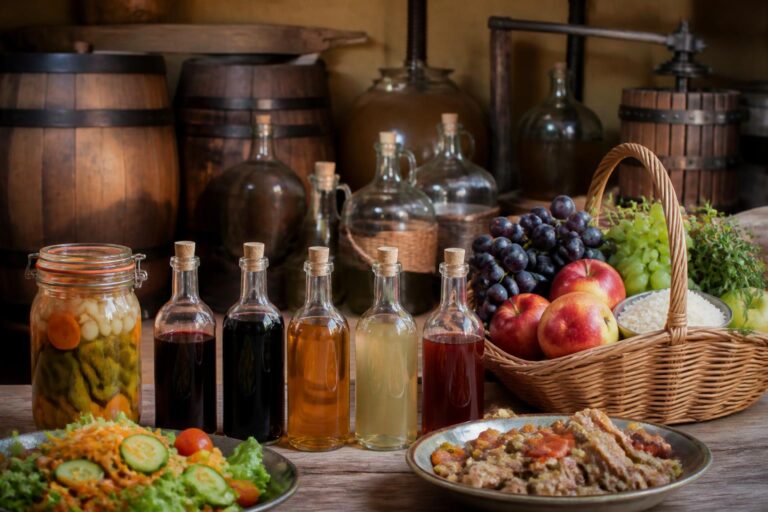 découvrez les différentes variétés de vinaigre, leur processus de fabrication et leurs nombreux usages en cuisine et au-delà.