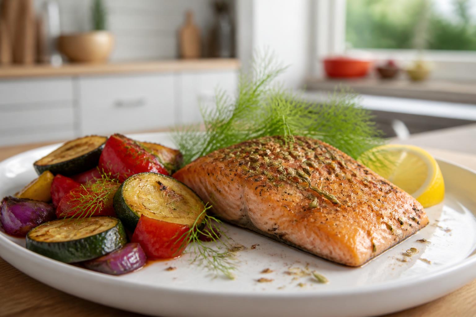 découvrez notre recette de pavé de saumon aux graines de fenouil, une délicieuse alliance de saveurs marines et aromatiques pour un repas sain et gourmand.