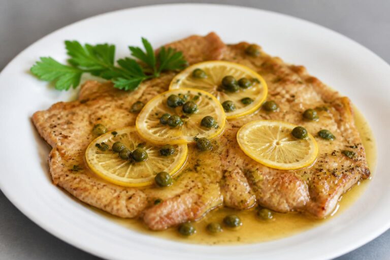 découvrez notre recette savoureuse de piccata de veau au citron, un plat italien léger et parfumé, parfait pour un repas raffiné et rapide à préparer.