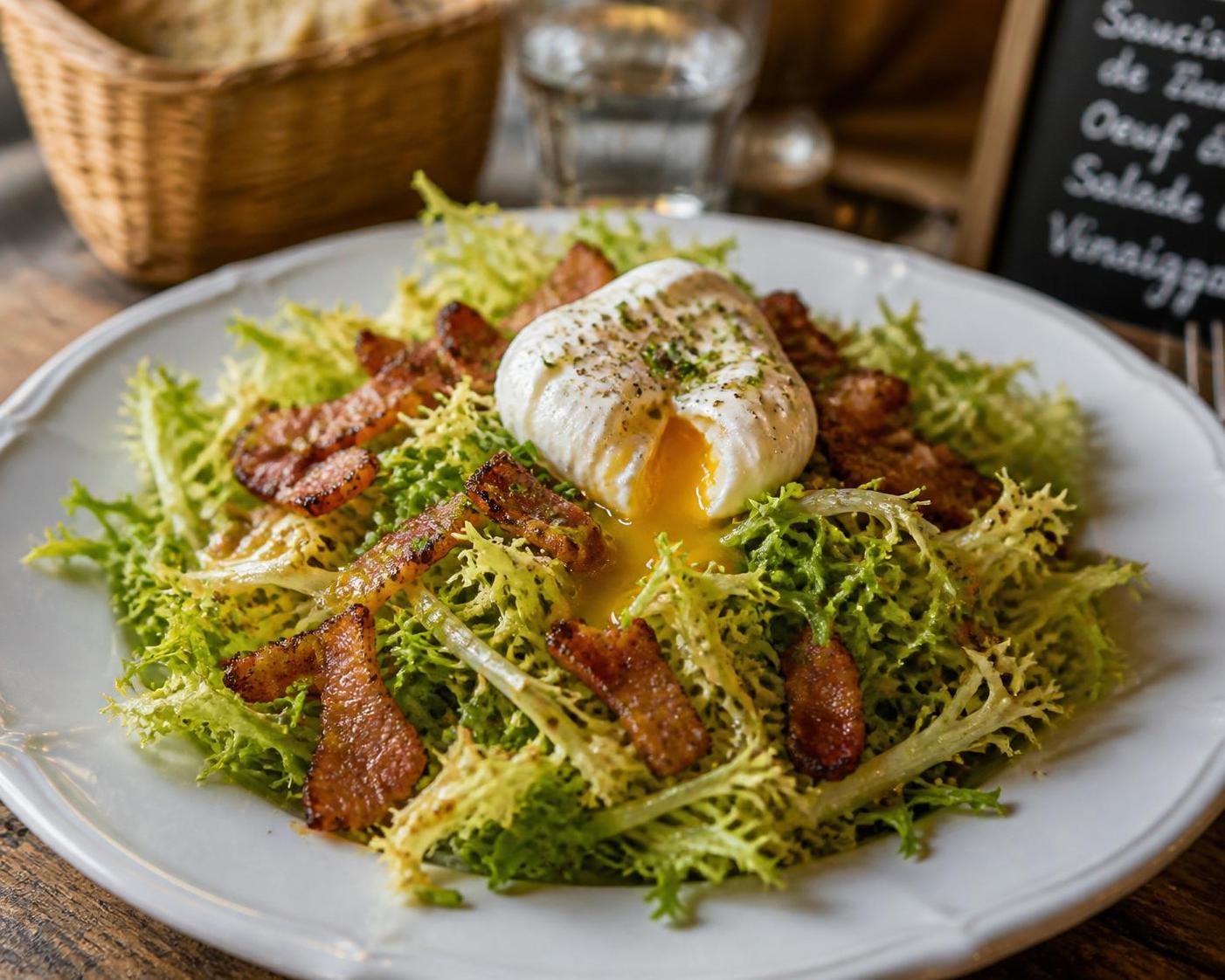 découvrez notre recette savoureuse de salade frisée aux lardons croustillants et œufs pochés, idéale pour un repas gourmand et équilibré.