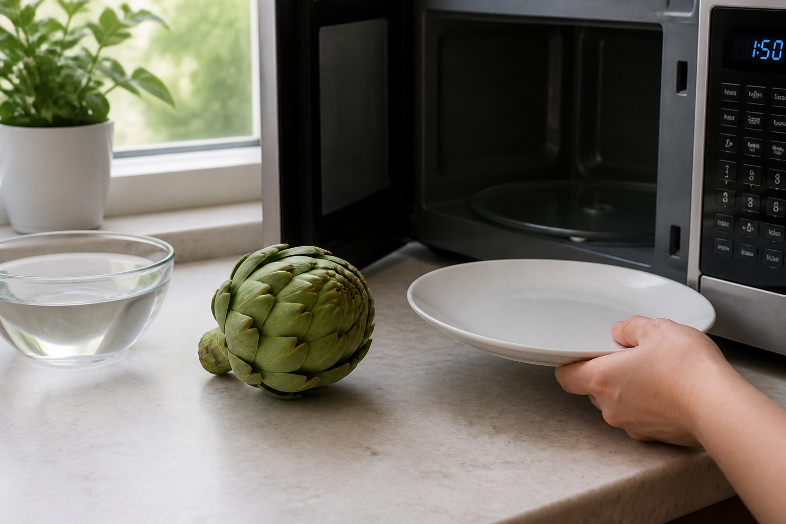 Artichaut au micro-ondes : temps de cuisson et astuces