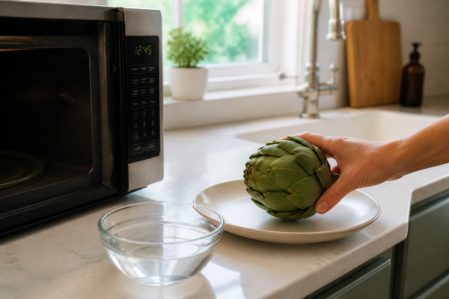 Artichaut au micro-ondes : temps de cuisson et astuces