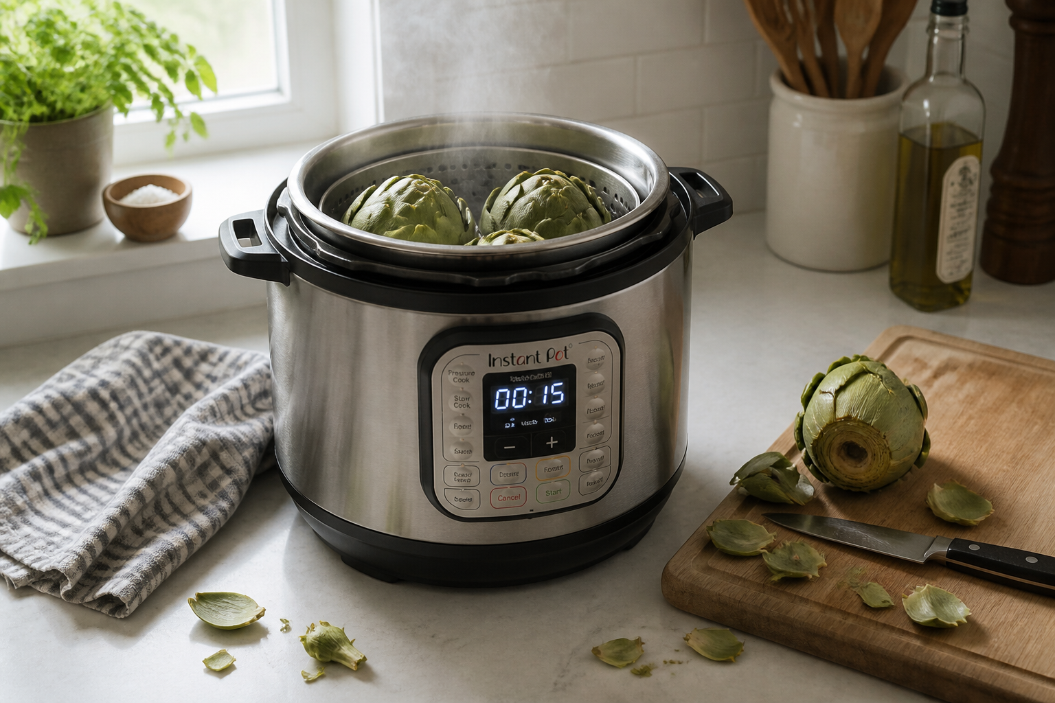Artichauts à la cocotte-minute : le temps de cuisson idéal