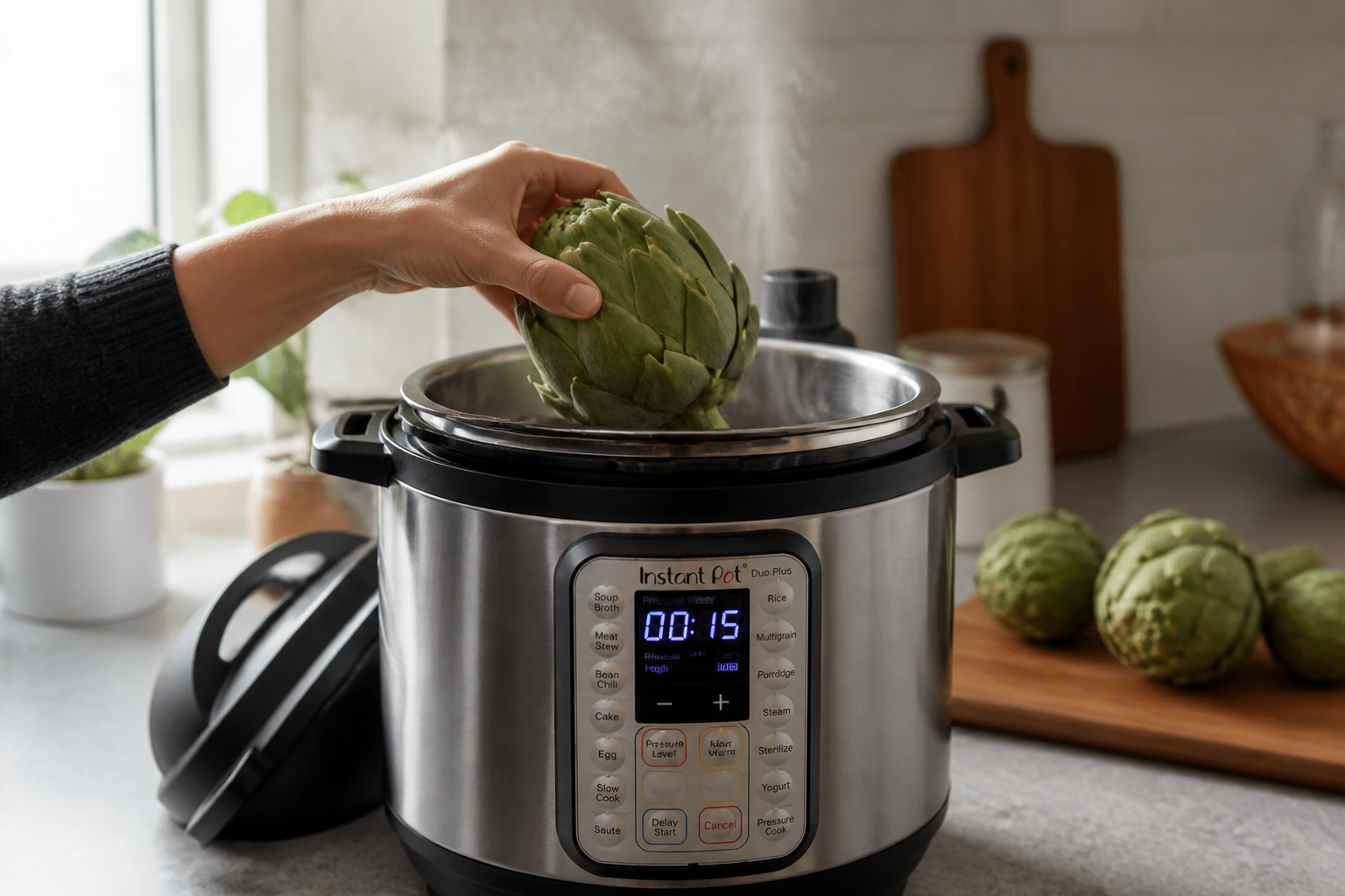 Artichauts à la cocotte-minute : le temps de cuisson idéal