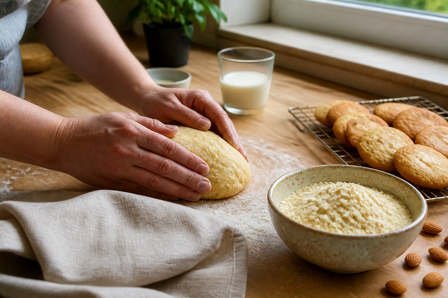 Biscuit aux amandes moelleux et croustillant : la recette facile