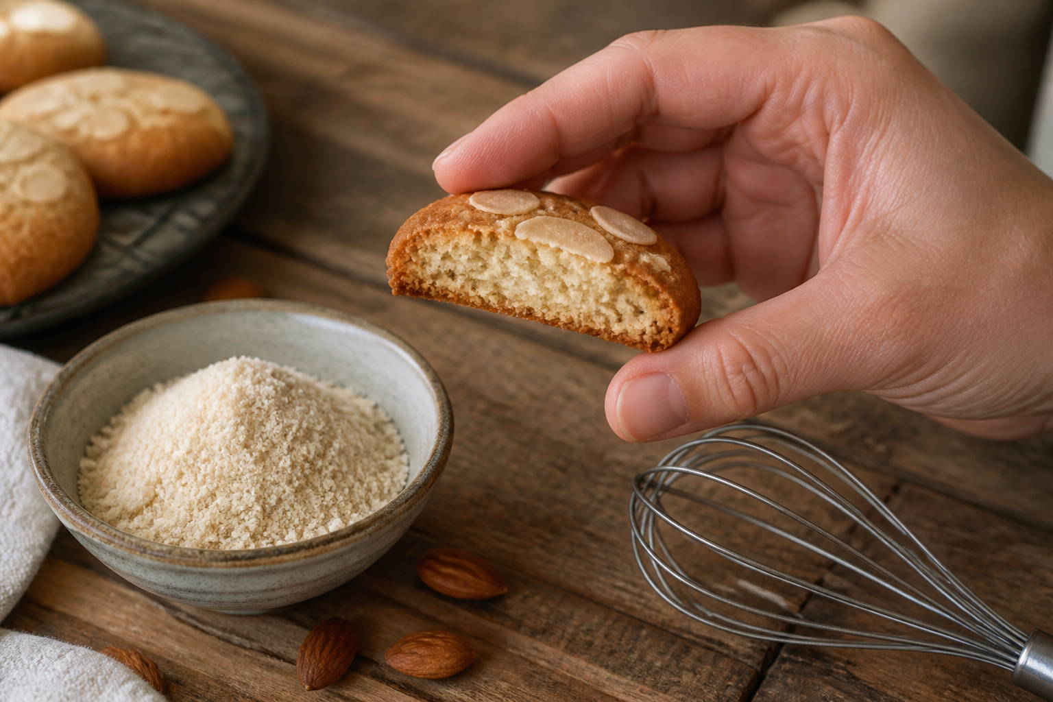 Biscuit aux amandes moelleux et croustillant : la recette facile