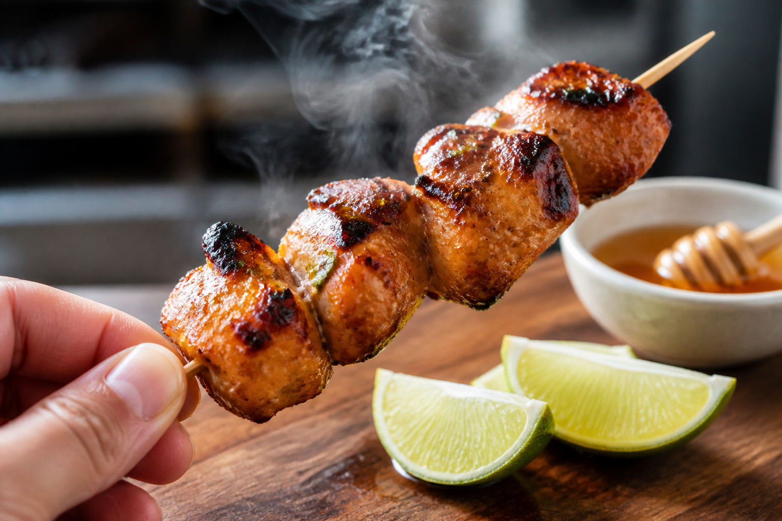 Brochettes de poulet au citron vert : le secret pour les garder juteuses