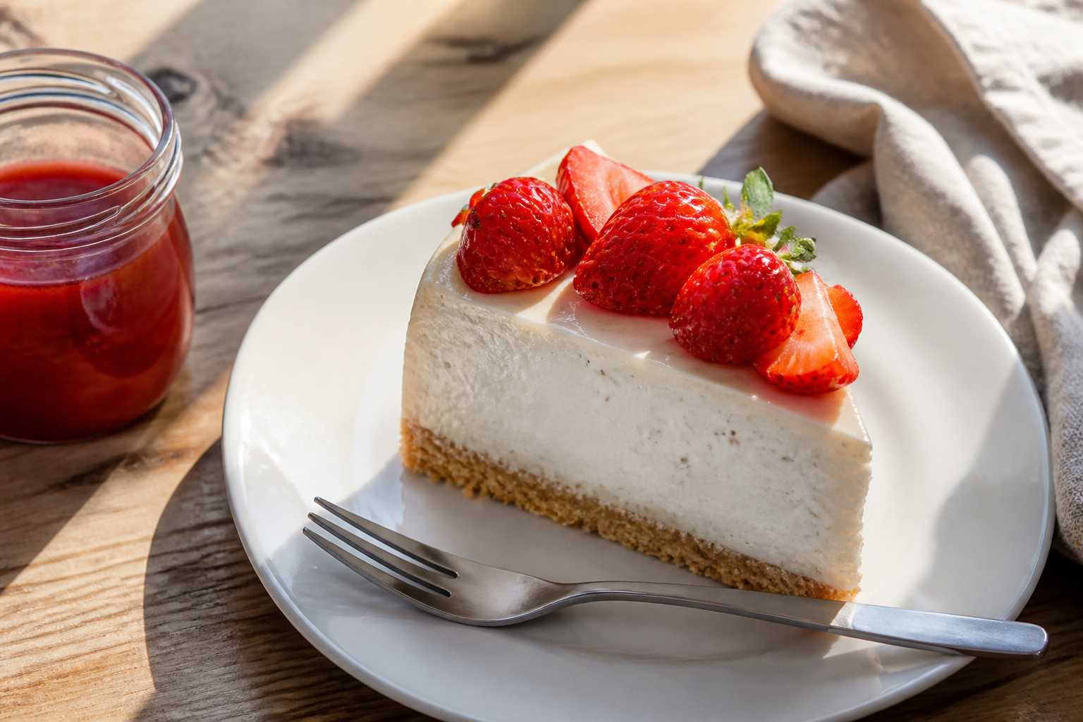 Cheesecake aux fraises sans cuisson : la recette qui bluffe
