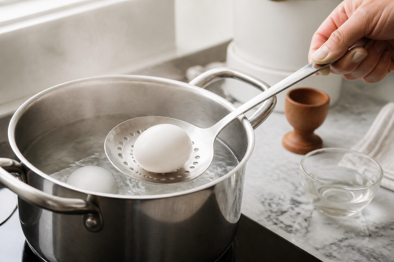 Comment réussir la cuisson de l'œuf dur à tous les coups