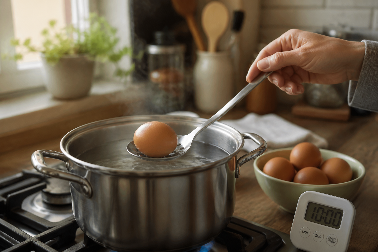 Comment réussir la cuisson de l'œuf dur à tous les coups