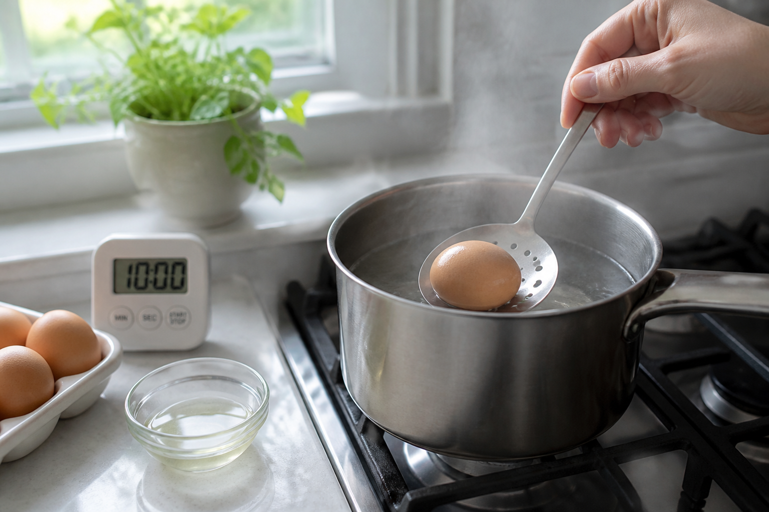 Comment réussir la cuisson de l'œuf dur à tous les coups