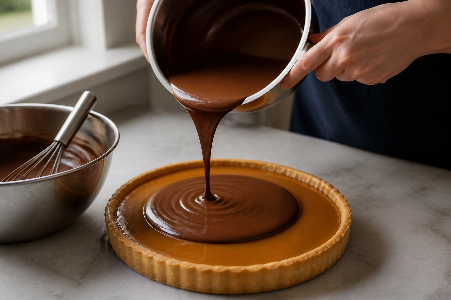 Comment superposer les couches dune tarte au chocolat sans les faire fondre ?