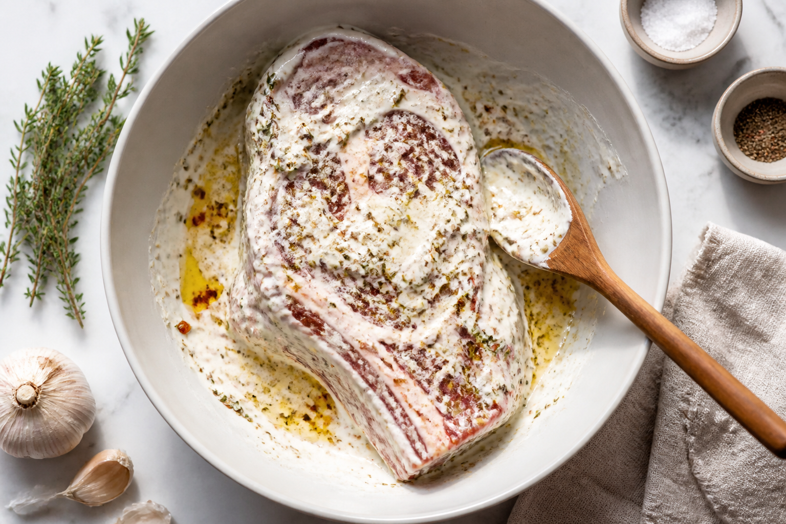 Côte de bœuf au yaourt : la marinade qui la rend ultra tendre
