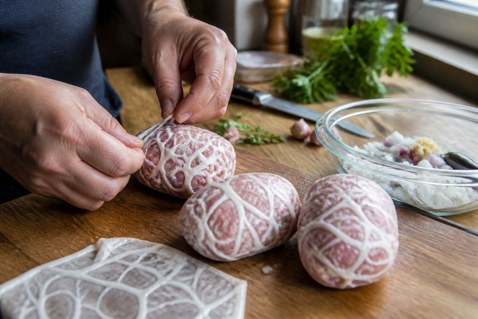 Crépinettes de porc : la recette maison