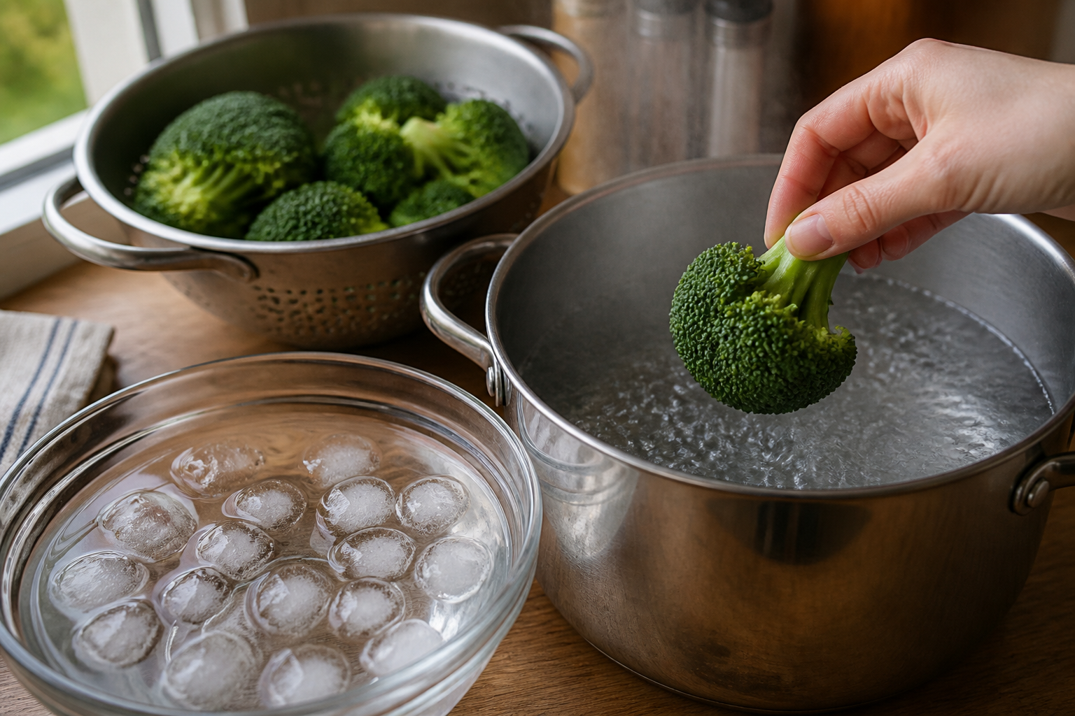 Cuisson du brocoli : astuces pour le garder vert et croquant