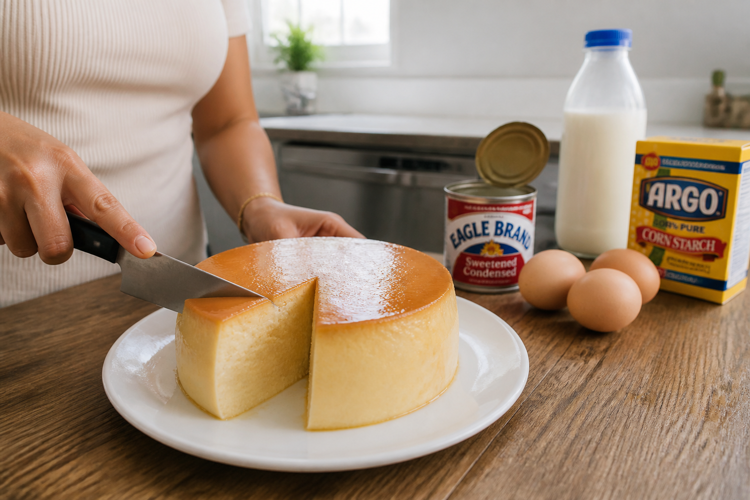 Flan au lait concentré : 3 œufs suffisent pour un dessert crémeux