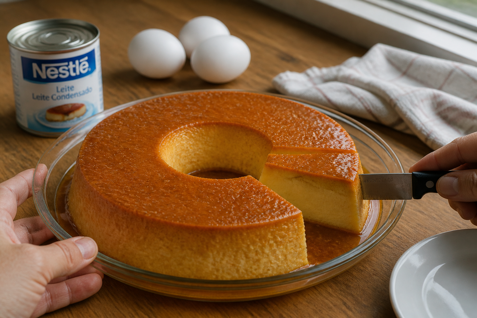 Flan au lait concentré : 3 œufs suffisent pour un dessert crémeux