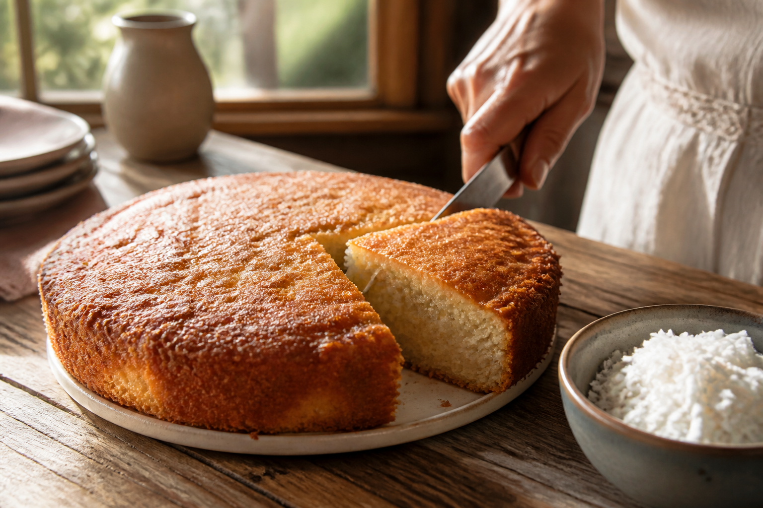 Gâteau au lait de coco : le moelleux qui sent les vacances