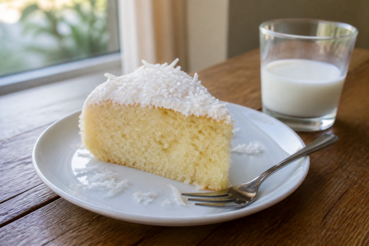 Gâteau au lait de coco : le moelleux qui sent les vacances