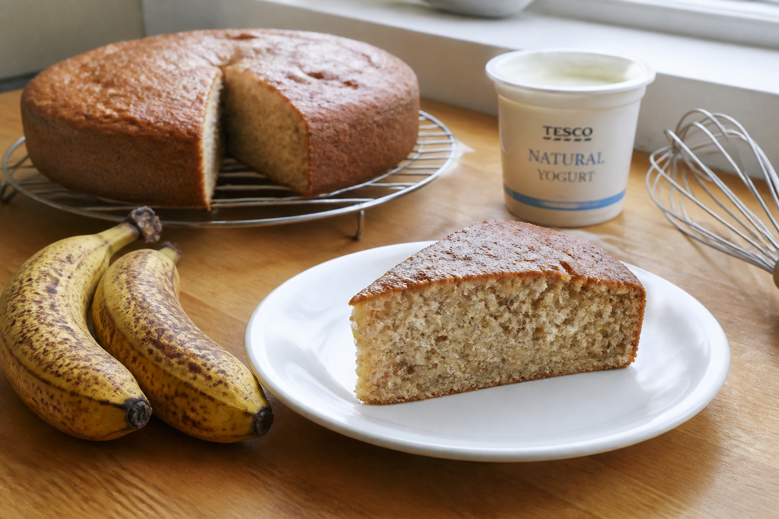 Gâteau banane yaourt : la recette inratable et moelleuse
