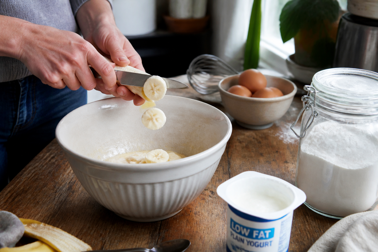 Gâteau banane yaourt : la recette inratable et moelleuse