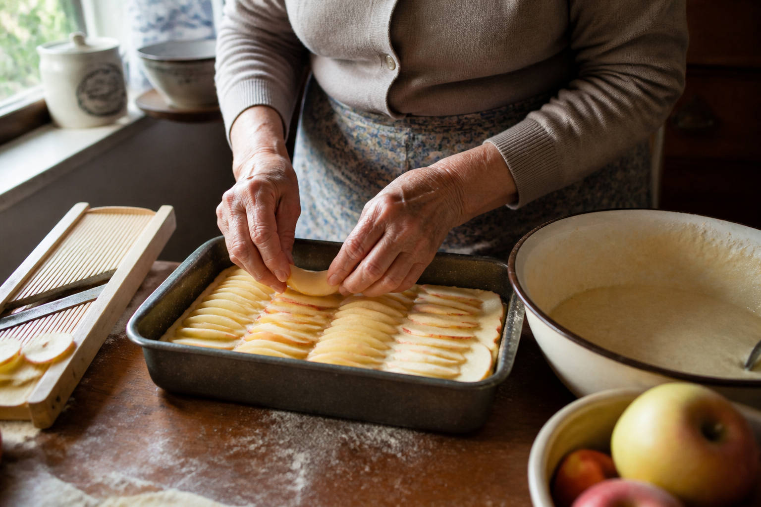 Gâteau invisible aux pommes : la recette de mamie