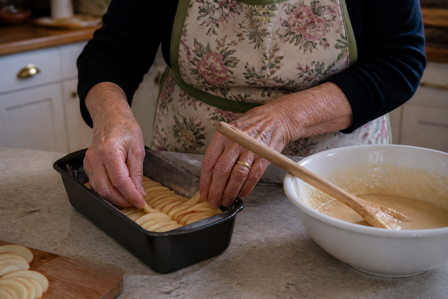 Gâteau invisible aux pommes : la recette de mamie