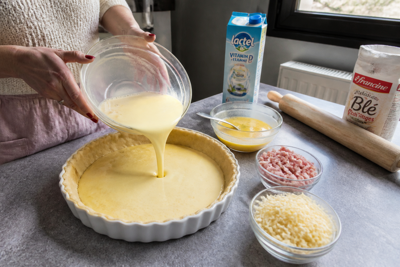 Quiche sans crème fraîche : lalternative légère et savoureuse