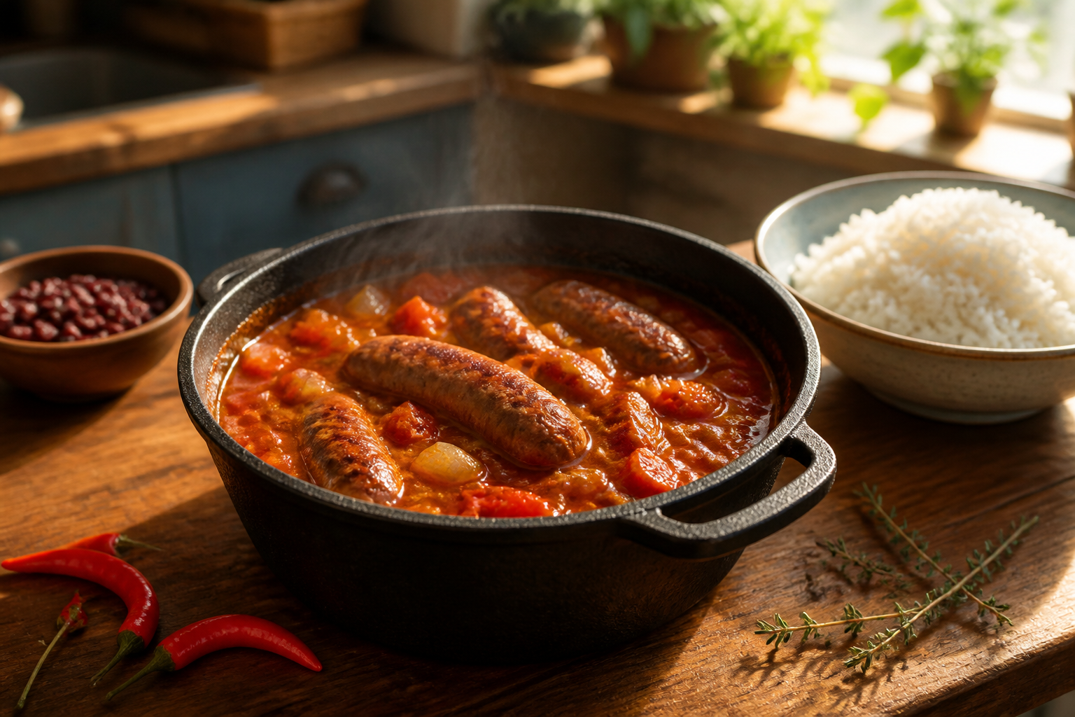 Rougail saucisse : la recette authentique