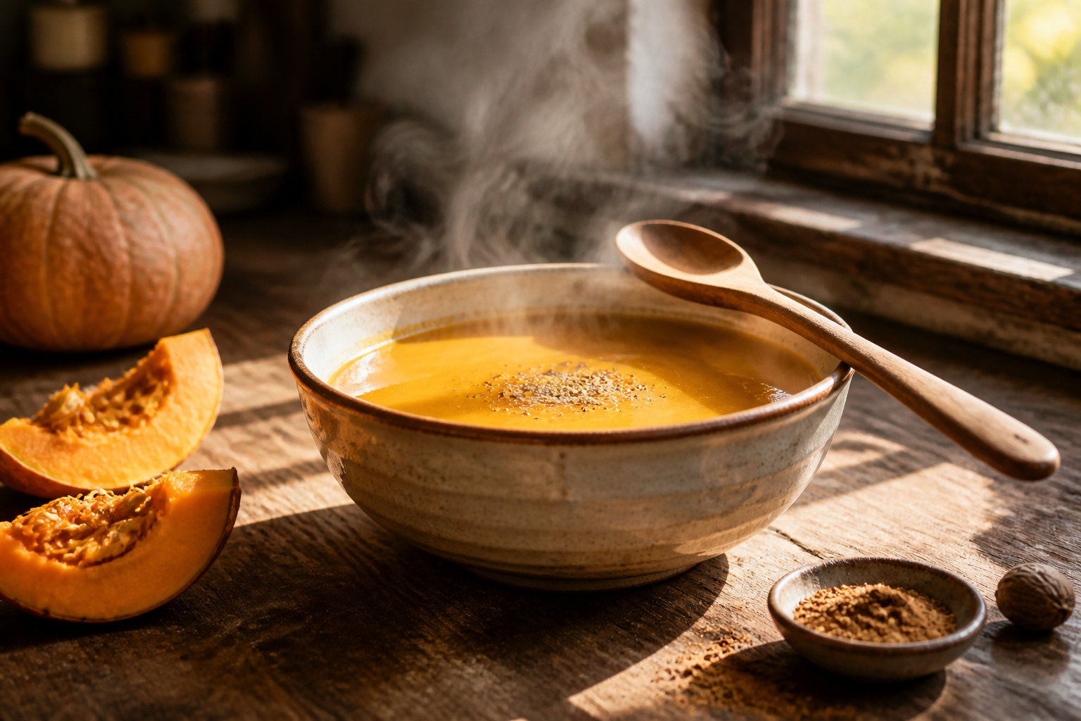 Soupe au potiron : la recette réconfortante