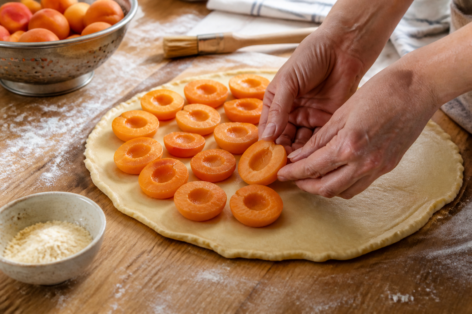 Tarte aux abricots croustillante : le geste anti-détrempage
