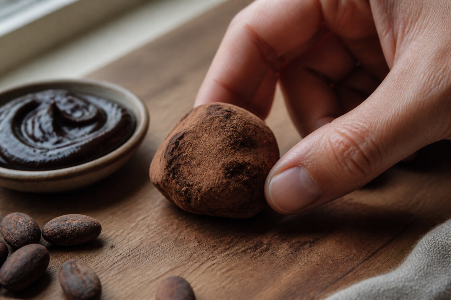 Truffes au chocolat : les caractéristiques d'une vraie truffe