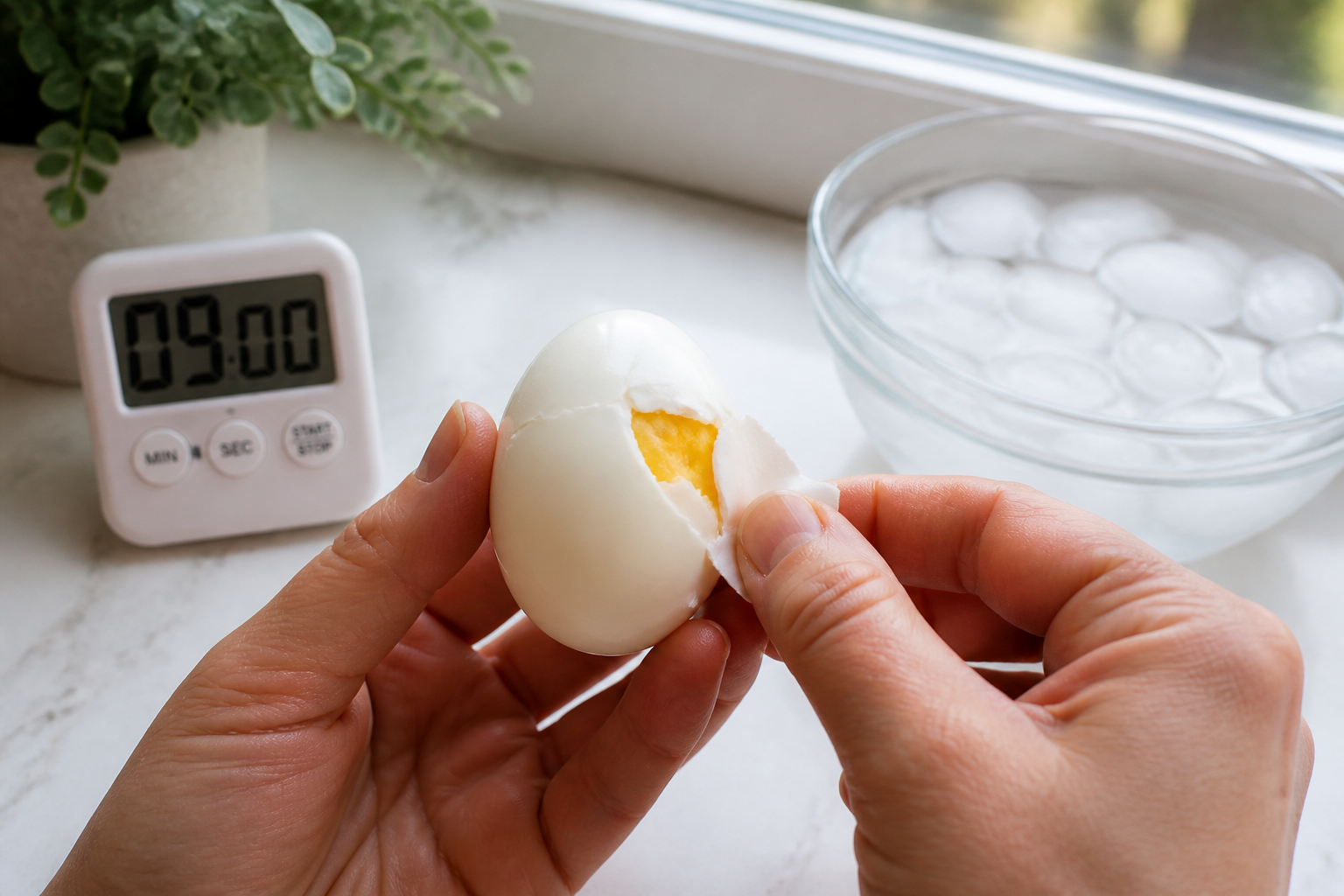 Œuf dur : le temps de cuisson idéal minute par minute
