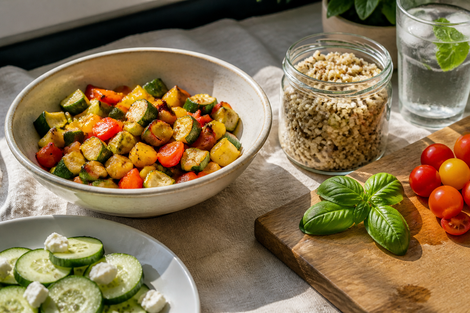 Batch cooking été : 5 bases à préparer pour manger frais toute la semaine