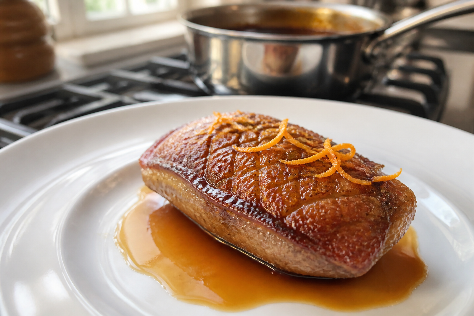 Canard à l’orange facile : la sauce brillante sans amertume