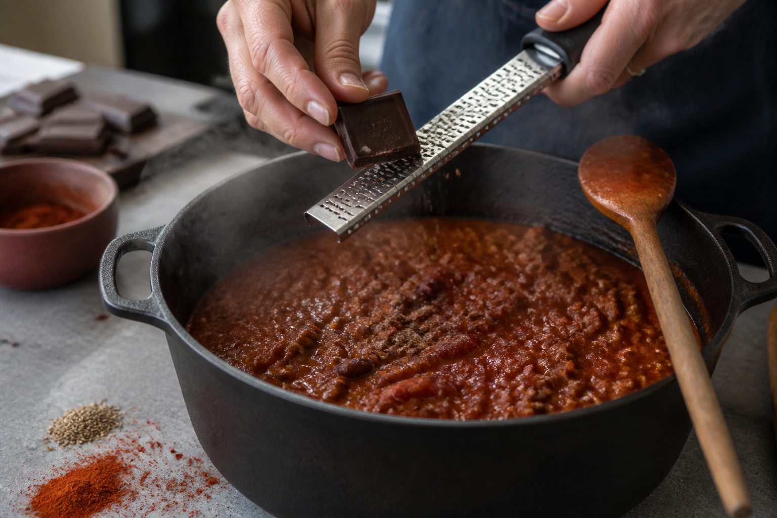 Chili con carne rapide : l’astuce pour une sauce épaisse et parfumée