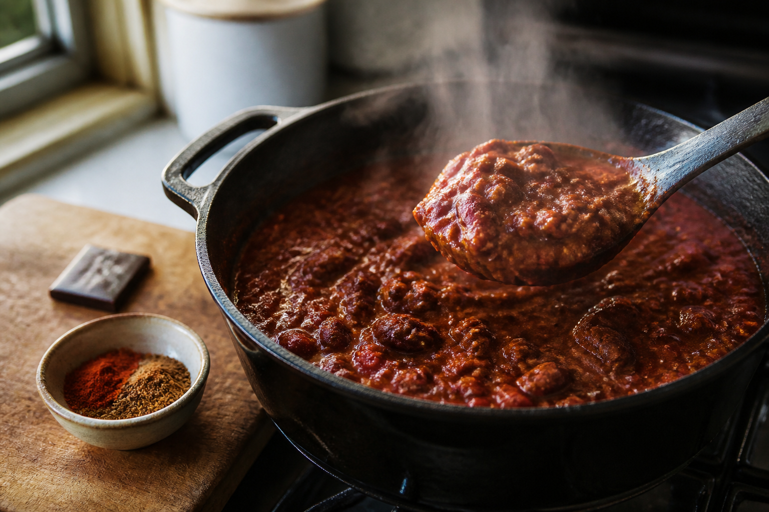 Chili con carne rapide : l’astuce pour une sauce épaisse et parfumée